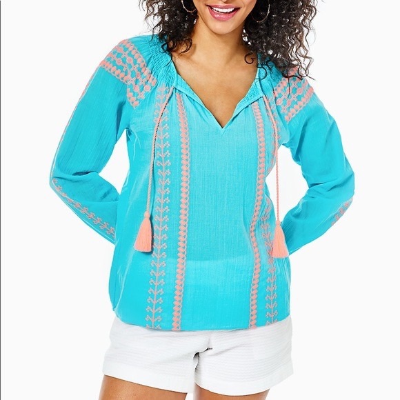 Lilly Pulitzer Lara Top - Picture 1 of 3